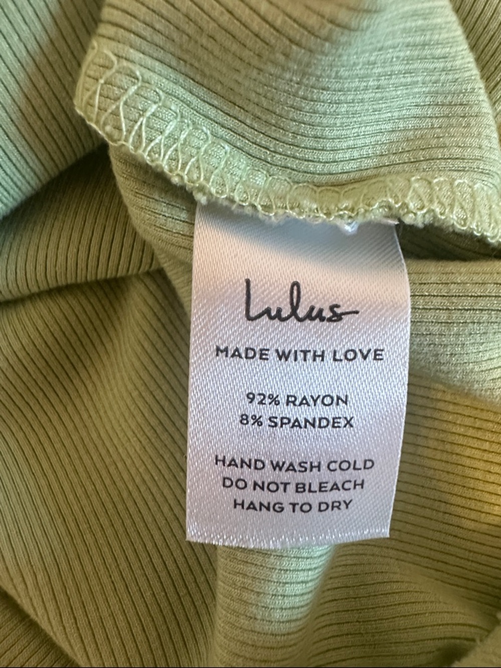Lulus Daily Direction Light Green Ribbed Tank Top - Size M - Picture 8 of 9